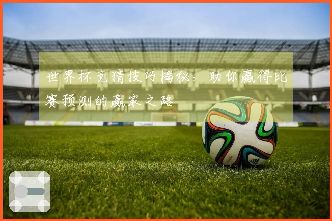 世界杯竞猜技巧揭秘，助你赢得比赛预测的赢家之路