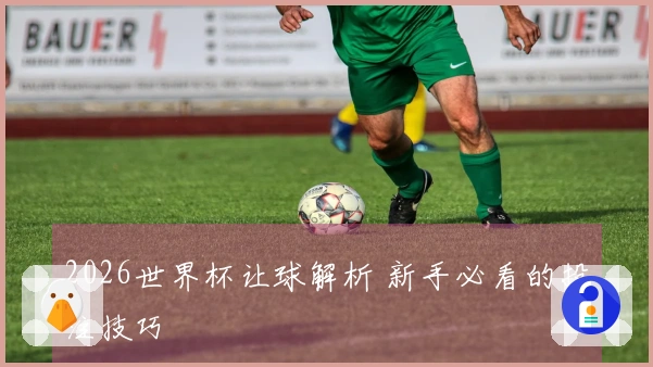 2026世界杯让球解析 新手必看的投注技巧